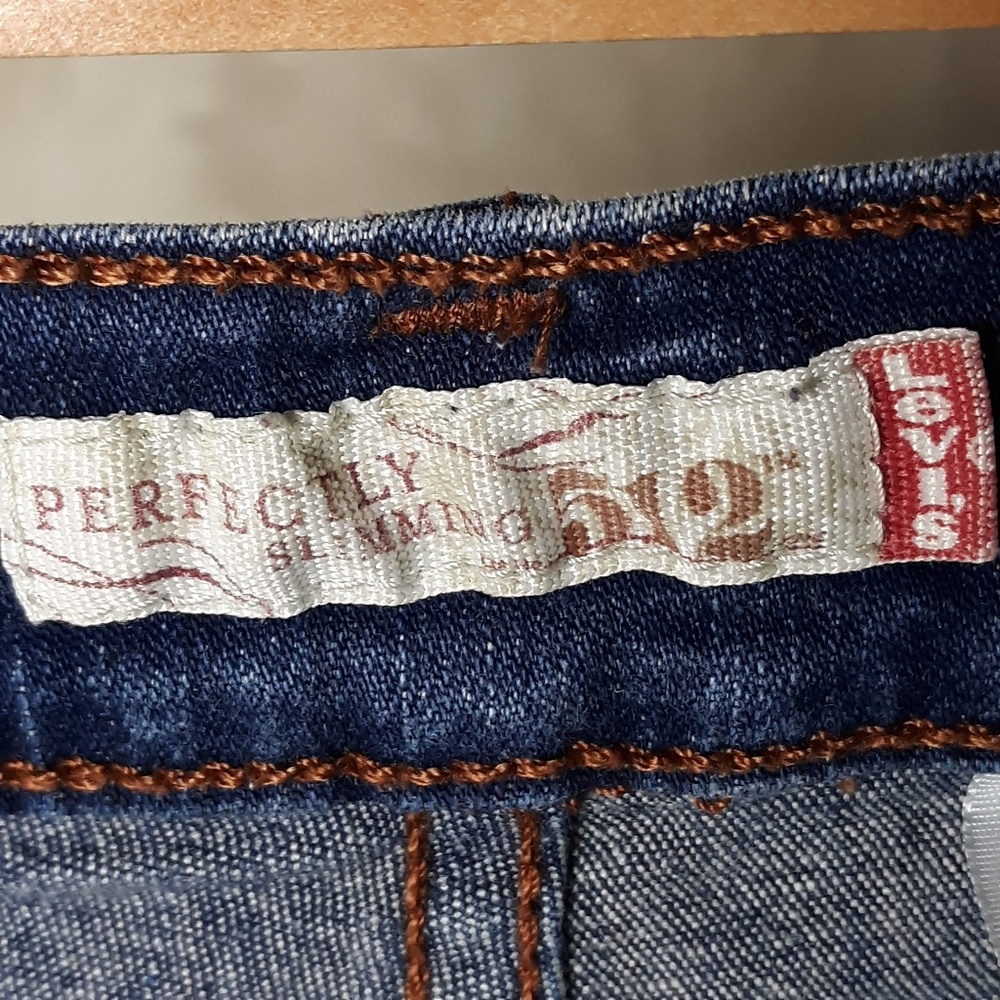 Levi's 512 Perfectly Slimming Boot Blue Jean SZ 10S - Picture 8 of 8